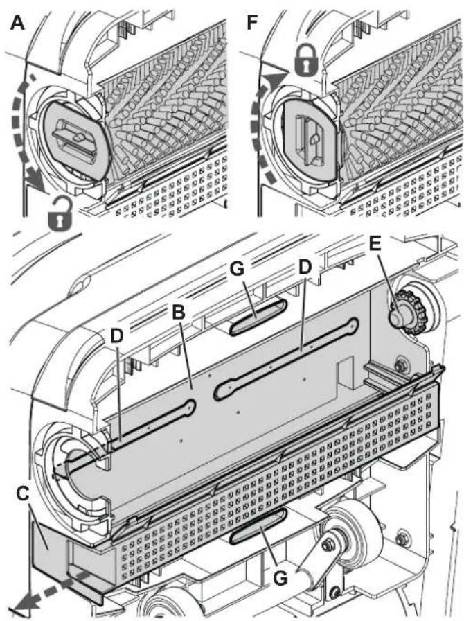NILFISK SC250 - NETTOYAGE DE LA BROSSE ET DE LA ZONE DU LOGEMENT DE LA BROSSE - 1