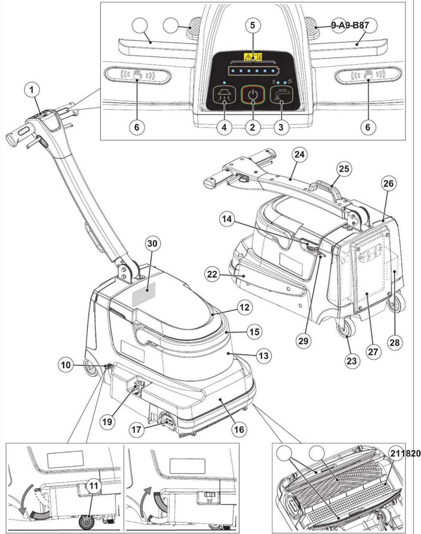 NILFISK SC250 - OPBOUW VAN DE MACHINE - 1