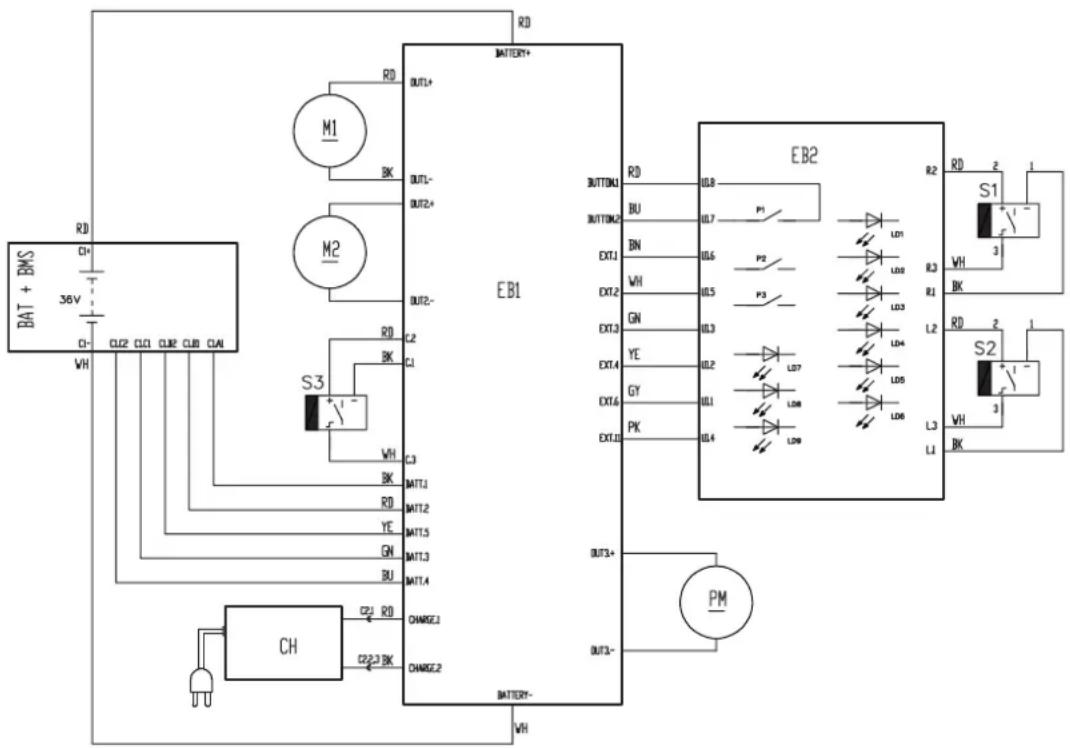 NILFISK SC250 - SCHÉMA ÉLECTRIQUE - 1