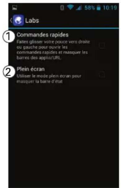 Amplicom PowerTel M9000 - Paramètres du navigateur (labs) - 1