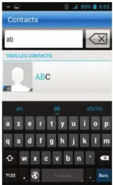 Amplicom PowerTel M9000 - Composer depuis le répertoire - 2