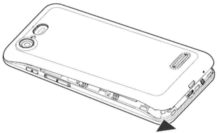 Amplicom PowerTel M9500 - Insérer la(s) carte(s) SIM, la carte mémoire et l'accumulateur - 1