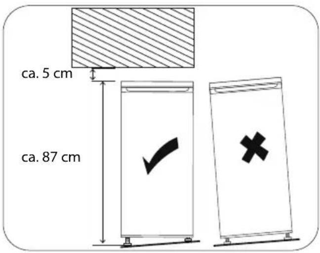 MEDION MD 37194 - Apparaat plaatsen - 1