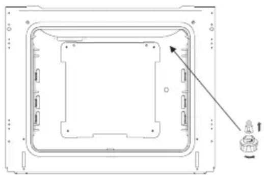 AMICA EHC 933 107 SM - Comment changer l'ampoule d'éclairage du four - 1