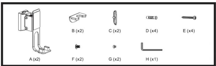 PureLink PMSOM101 - Speaker Wall Mount - 4