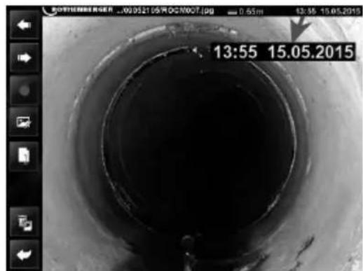 ROTHENBERGER ROCAM 4 Plus - Uhrzeit/ Datum Anzeige: - 3
