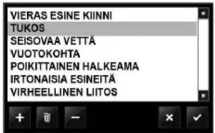 ROTHENBERGER ROCAM 4 Plus - Vaurioluettelon esiasetus: - 1