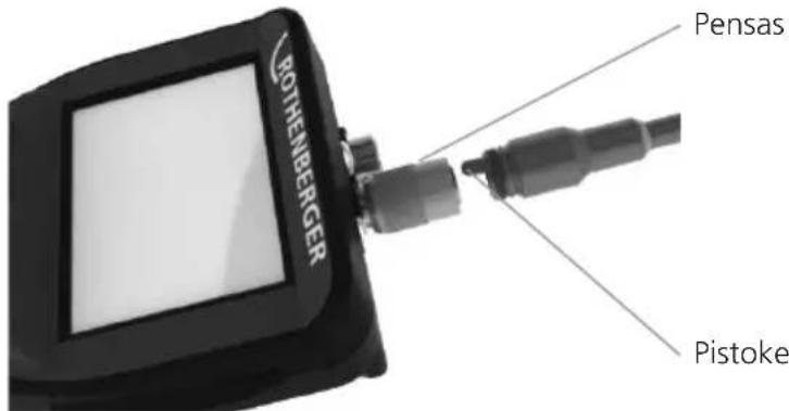 ROTHENBERGER Modul ROLOC PLUS - Kuvantamispään ROSCOPE 1000/i2000 asentaminen (tai) Modul ROLOC PLUS - 2