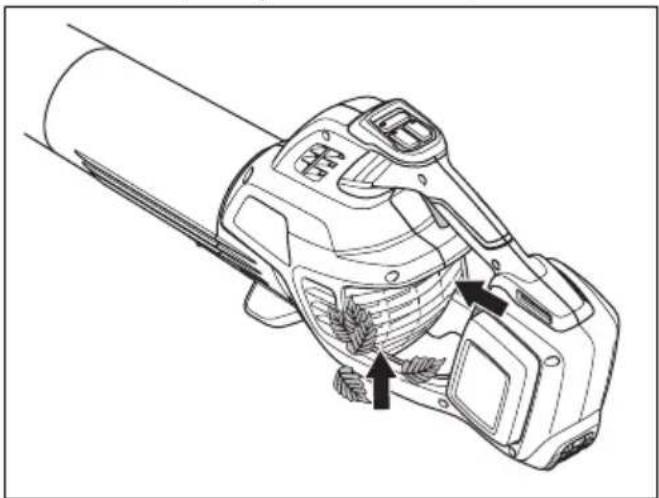 HUSQVARNA 350iB - Vérification de la prise d'air - 1