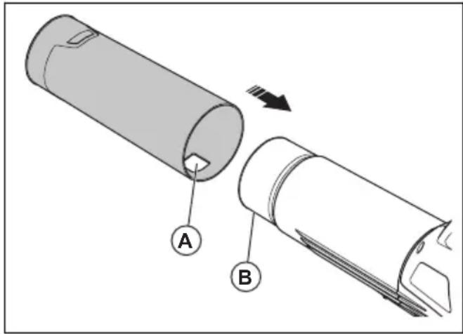 HUSQVARNA 350iB - To assemble the blower tubes - 1