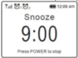 Audizio Venice - Detener alarma / Activar la función de repetición - 1