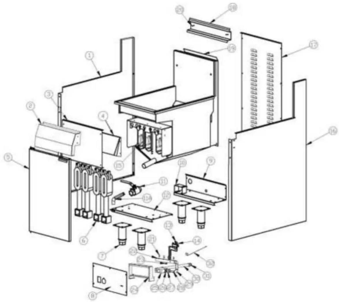 CombiSteel 7455.0976 - ONDERDELENTEKENING GF4/GF4L - 1