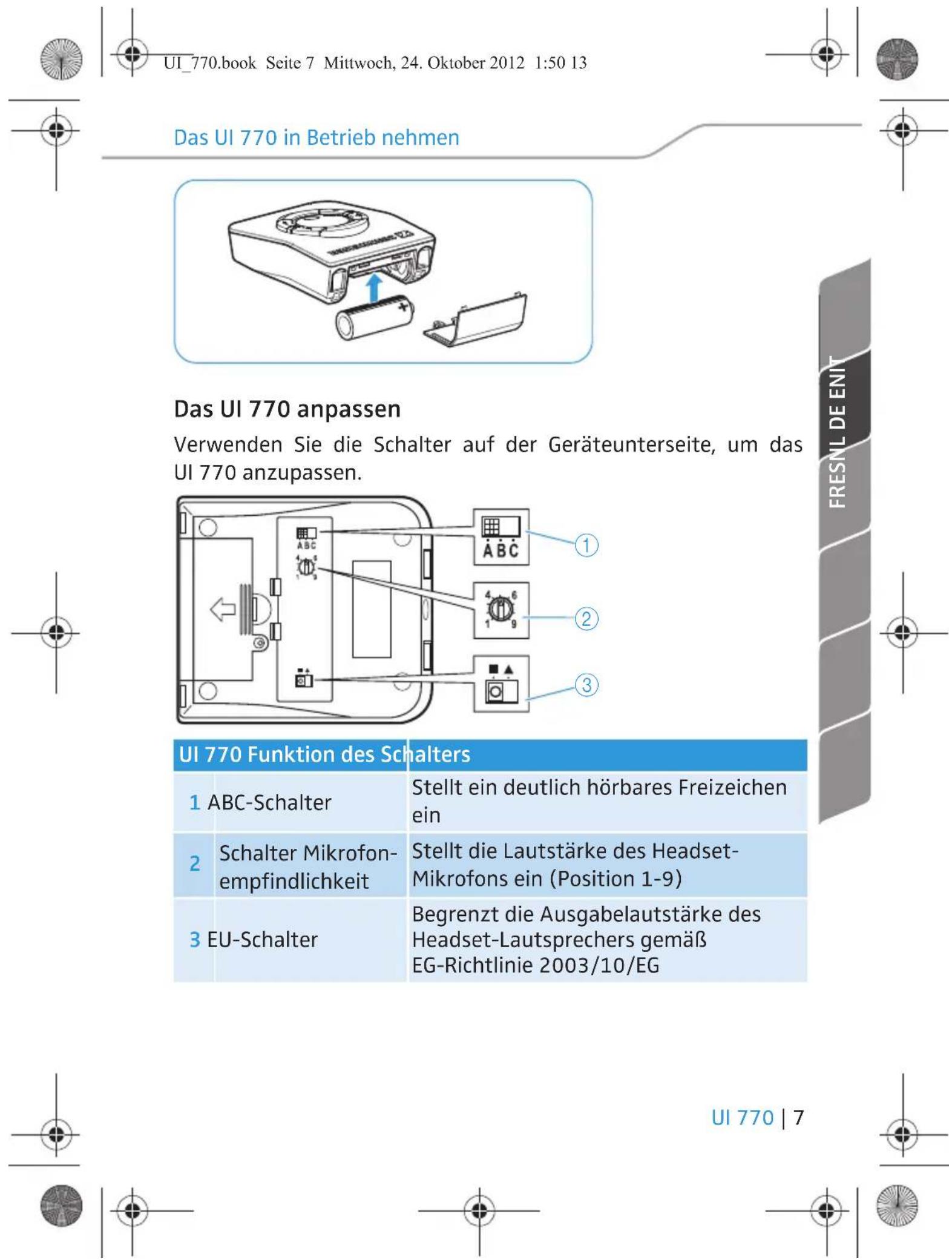 SENNHEISER UI 770 - PC an das UI 770 anschließen - 9