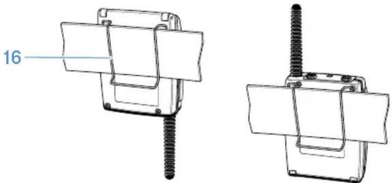SENNHEISER L 202140 - Fixer l'émetteur de poche aux vêtements - 1