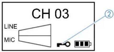 SENNHEISER L 202140 - Affichage du verrouillage des touches - 1