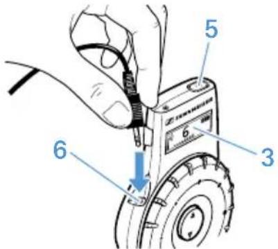 SENNHEISER L 202140 - Allumer/éteindre l'EK 2020-D-II - 1