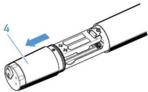 SENNHEISER L 202140 - Insérer/changer les piles ou le pack accu du microémetteur - 2