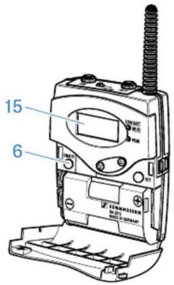 SENNHEISER L 202140 - Allumer/éteindre l'émetteur de poche - 1