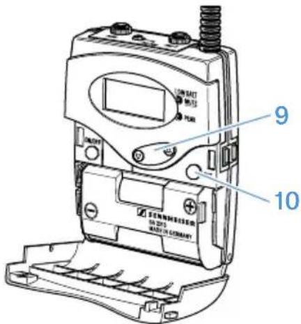 SENNHEISER L 202140 - Activer/désactiver l'entrée ligne de l'émetteur de poche - 1