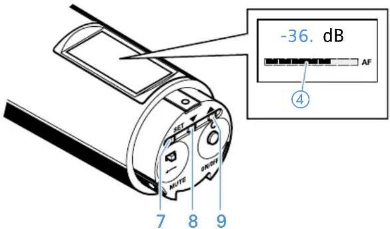 SENNHEISER L 202140 - Régler la sensibilité d'entrée du micro émetteur - 1