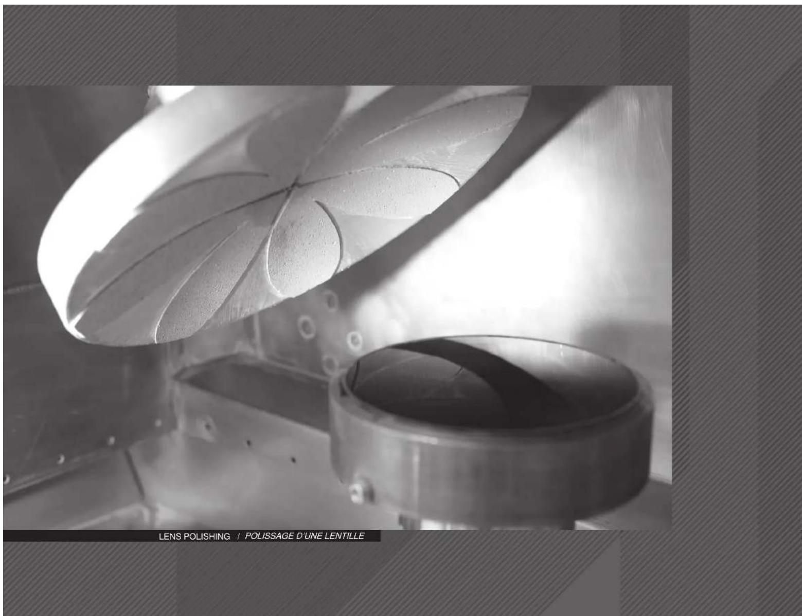 LENS POLISHING / POLISSAGE D'UNE LENTILLE