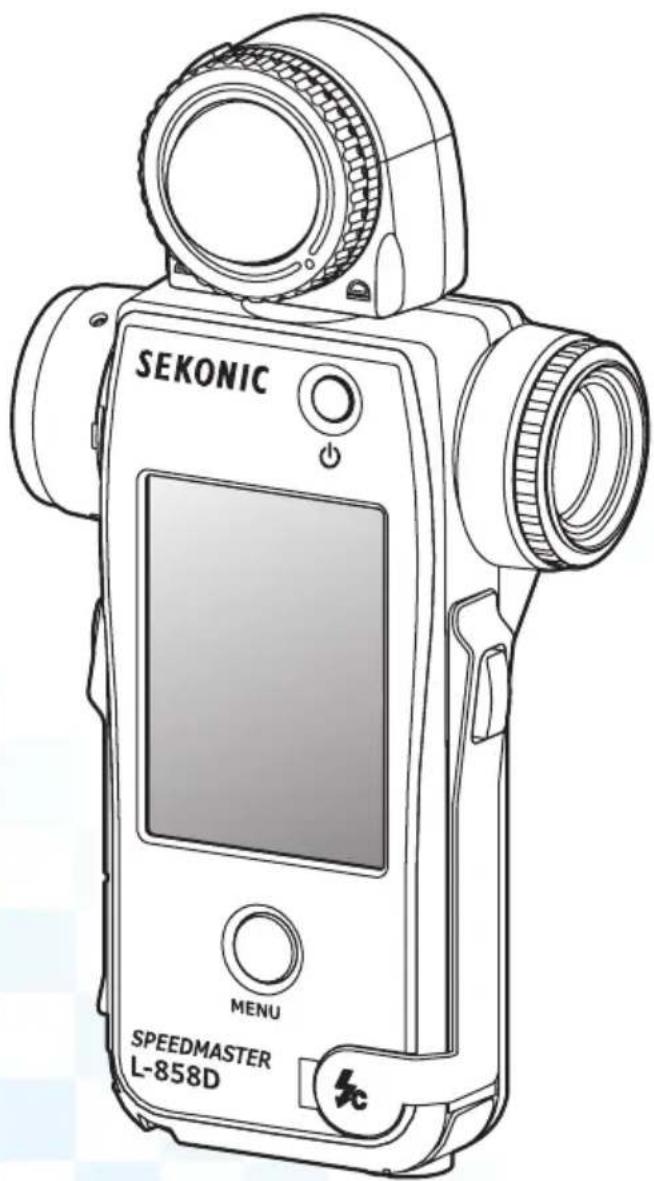 SEKONIC MENU SPEEDMASTER L-858D