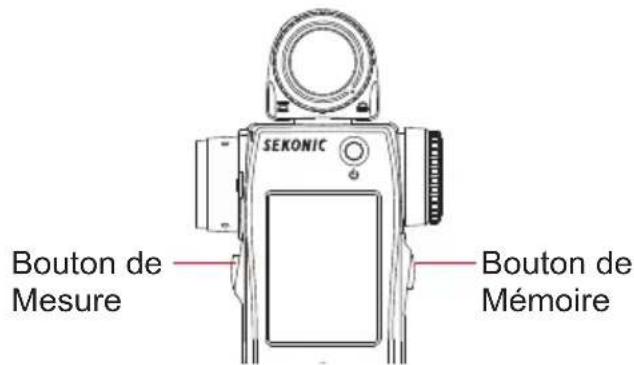 SEKONIC Bouton de Mesure Bouton de Mémoire