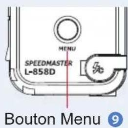 MENU SPEEDMASTER L-858D Bouton Menu 9