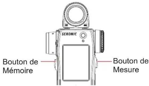 SEKONIC Bouton de Mémoire Bouton de Mesure