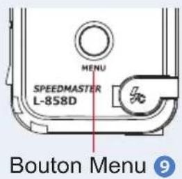 MENU SPEEDMASTER L-858D Bouton Menu 9
