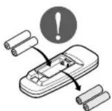 LG TMNH186BTG0 - Sustituya todas las pilas del mando a distancia por pilas nuevas del mismo tipo. No mezcle pilas nuevas y viejas o diferentes tipos de pilas. - 1