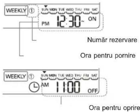 LG UU37WISL - Explicație de rezervare săptămânală - 1
