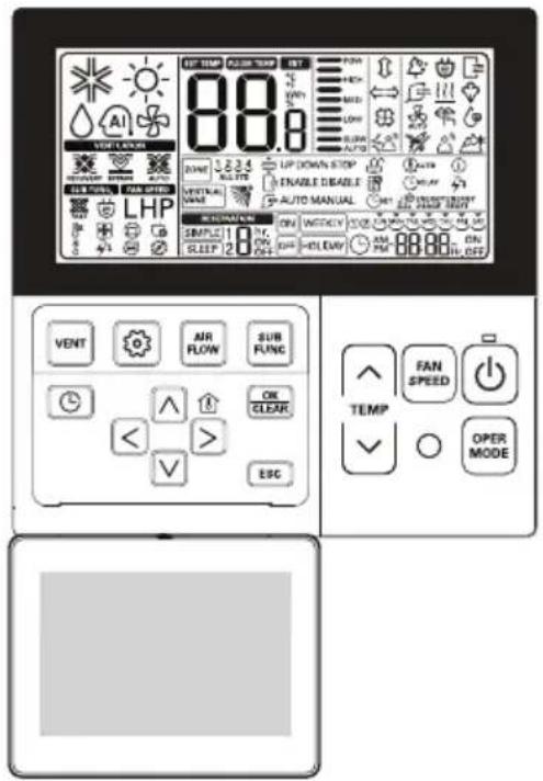 LG UU37WISL - Régulation à distance filaire - 2