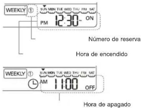 LG UU37WISL - Función de reserva semanal - 1