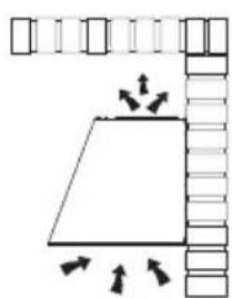 BERTAZZONI KMC48BI - Choose your ducting method INSTALLATION WITHOUT THE CHIMNEY - 1