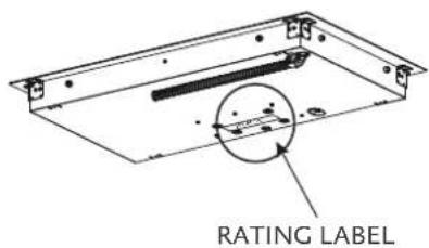 Hestan KEC36BK - RATING LABEL - 2