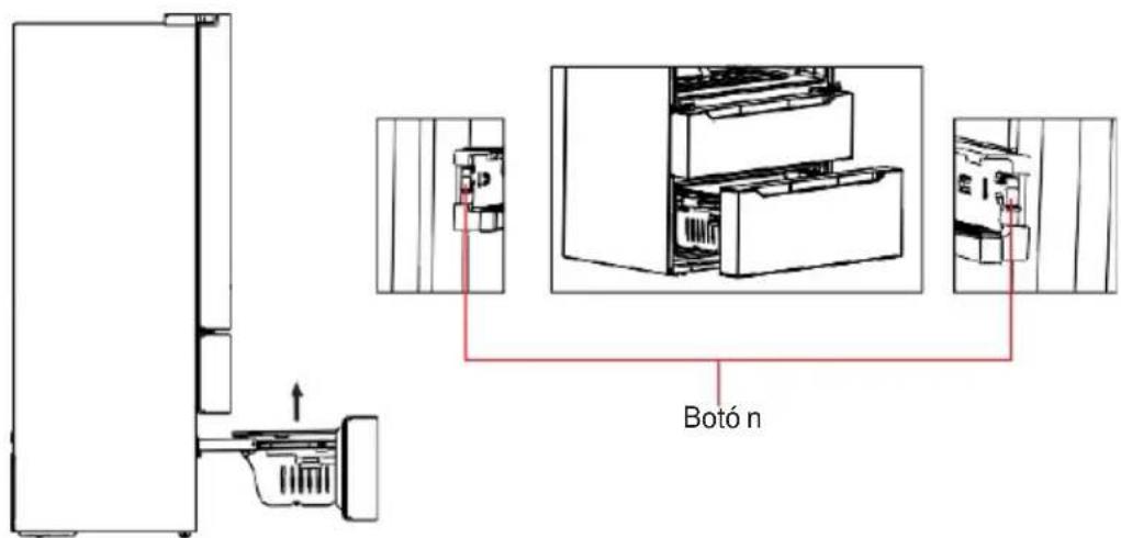 BERTAZZONI REF36FDFIXNV - Limpieza de cajón inferior del congelador - 1