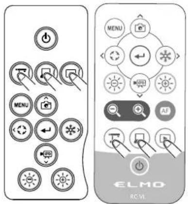 MENU AF ELMO RC-VL