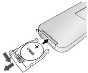 Elmo TT12W - Préparation de la télécommande - 1