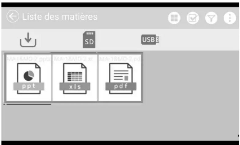 Liste des matières ↓ SD USB MA18MO-2.ppt x1s pdf