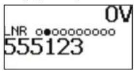 0V NR o●○○○○○○○ 555123