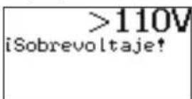 Tempo TeleMate Pro TM700 - Advertencia de sobrevoltaje - 1
