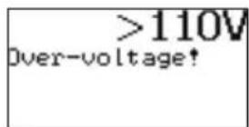 Tempo TeleMate Pro TM700 - Over Voltage Warning - 1