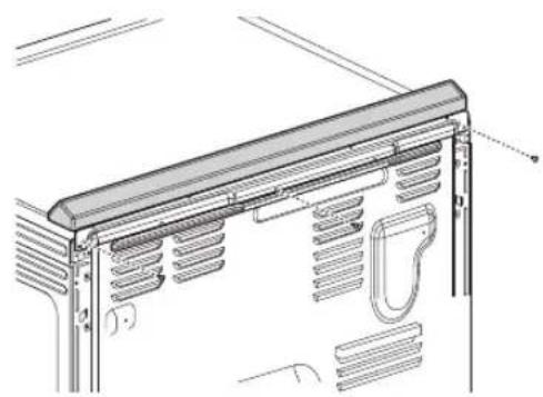 LG LSIS6338F - Retrait de la garniture d'évent - 1