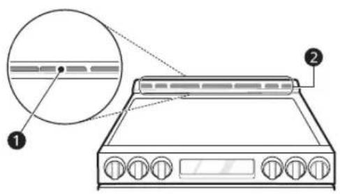 LG LSIS6338F - Évent du four - 1