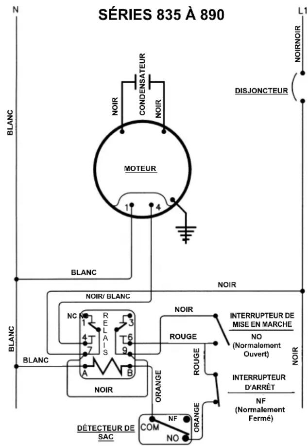 Cecilware 890 - Schémas de câblage électrique - 2
