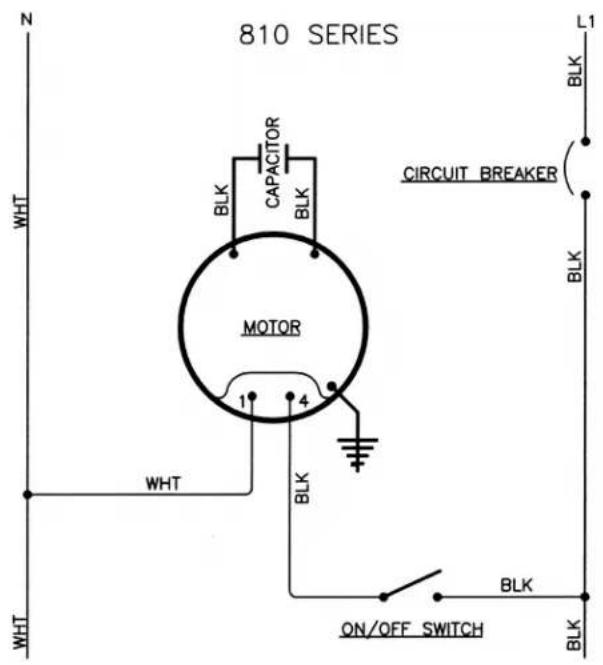 Cecilware 890 - Series 120V Wiring Diagrams - 1