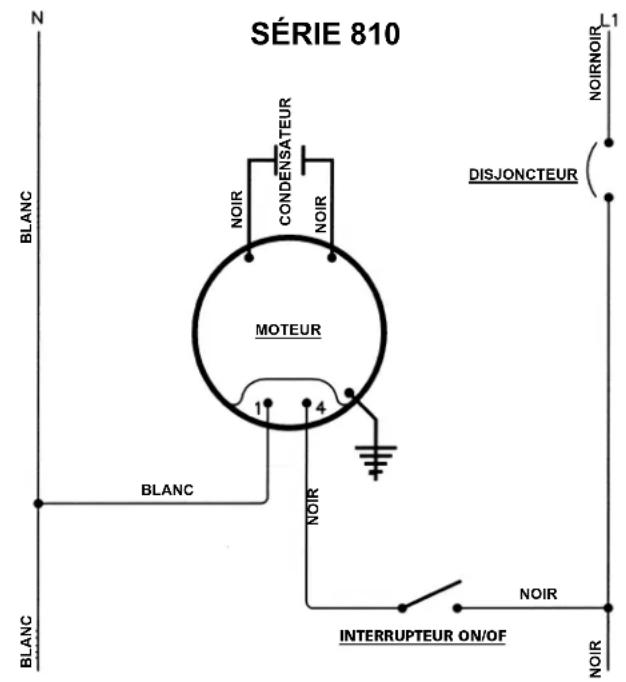 Cecilware 890 - Schémas de câblage électrique - 1