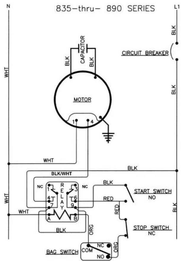Cecilware 890 - Series 120V Wiring Diagrams - 2