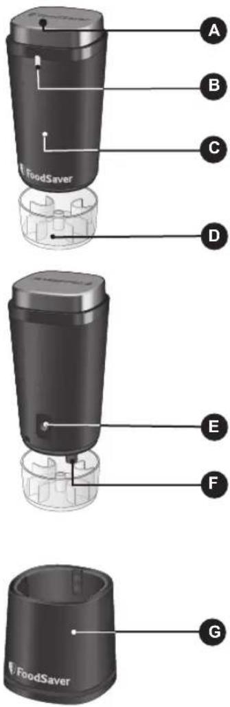 FOODSAVER FSV1199 - Caractéristiques de l'appareil de mise sous vide portatif - 1